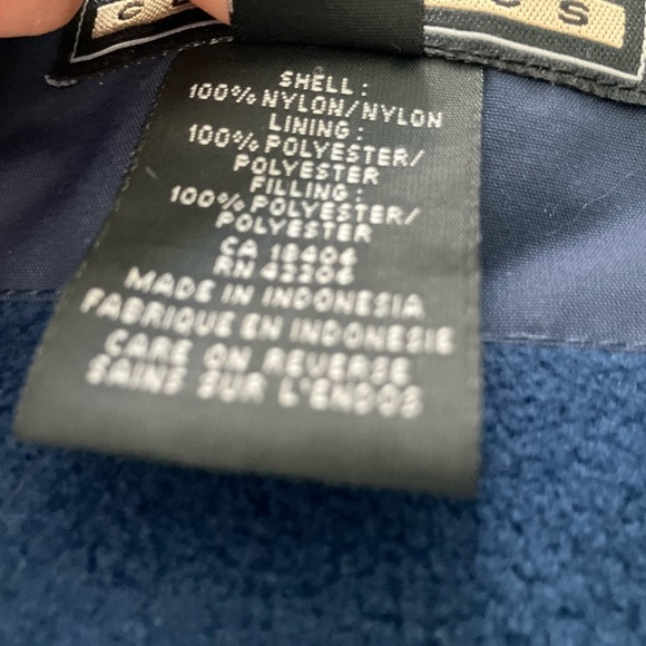 StormTech Classics Youth Small Blue Cropped Fleece Lined Jacket - Picture 6 of 6